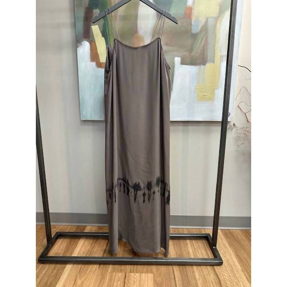 NEW ISABEL BENENATO loose fit slid maxi dress in grey